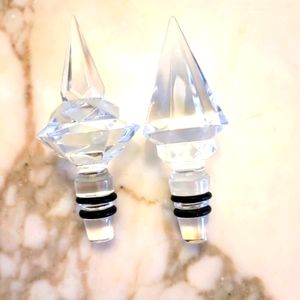 Rogaska crystal bottle stoppers